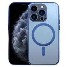 Load image into Gallery viewer, MagSafe Electroplating Straight TPU Phone Case, For iPhone 11, For iPhone 11 Pro, For iPhone 11 Pro Max