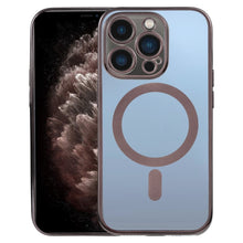 Load image into Gallery viewer, MagSafe Electroplating Straight TPU Phone Case, For iPhone 11, For iPhone 11 Pro, For iPhone 11 Pro Max