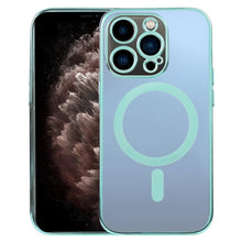 Load image into Gallery viewer, MagSafe Electroplating Straight TPU Phone Case, For iPhone 11, For iPhone 11 Pro, For iPhone 11 Pro Max
