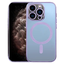 Load image into Gallery viewer, MagSafe Electroplating Straight TPU Phone Case, For iPhone 11, For iPhone 11 Pro, For iPhone 11 Pro Max