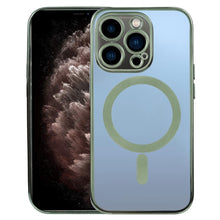 Load image into Gallery viewer, MagSafe Electroplating Straight TPU Phone Case, For iPhone 11, For iPhone 11 Pro, For iPhone 11 Pro Max