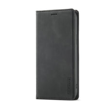 Load image into Gallery viewer, LC.IMEEKE Strong Magnetic Leather Phone Case with Holder &amp; Card Slots &amp; Wallet, For iPhone 14 Pro Max, For iPhone 14 Pro, For iPhone 14 Plus, For iPhone 14