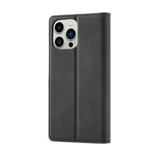 Load image into Gallery viewer, LC.IMEEKE Strong Magnetic Leather Phone Case with Holder &amp; Card Slots &amp; Wallet, For iPhone 14 Pro Max, For iPhone 14 Pro, For iPhone 14 Plus, For iPhone 14