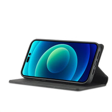Load image into Gallery viewer, LC.IMEEKE Strong Magnetic Leather Phone Case with Holder &amp; Card Slots &amp; Wallet, For iPhone 14 Pro Max, For iPhone 14 Pro, For iPhone 14 Plus, For iPhone 14