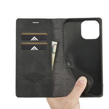 Load image into Gallery viewer, LC.IMEEKE Strong Magnetic Leather Phone Case with Holder &amp; Card Slots &amp; Wallet, For iPhone 14 Pro Max, For iPhone 14 Pro, For iPhone 14 Plus, For iPhone 14