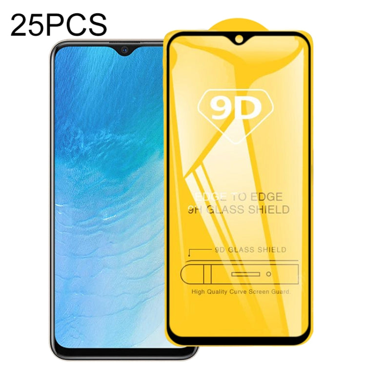 25 PCS 9D Full Glue Full Screen Tempered Glass Film