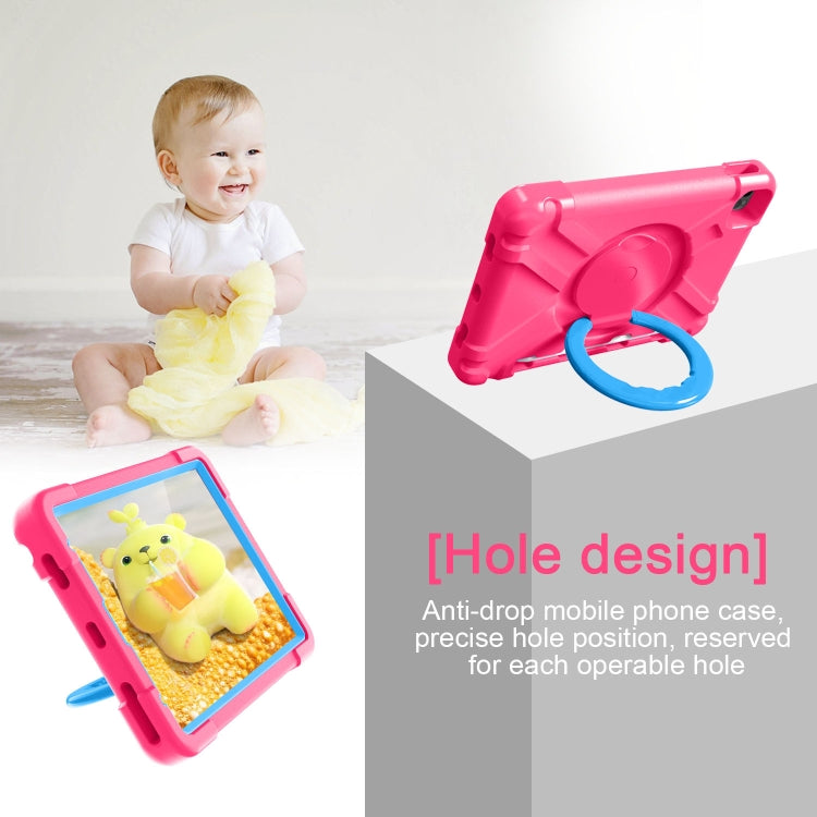 PC + Silicone Shockproof Combination Case with 360 Degree Rotating Holder & Handle