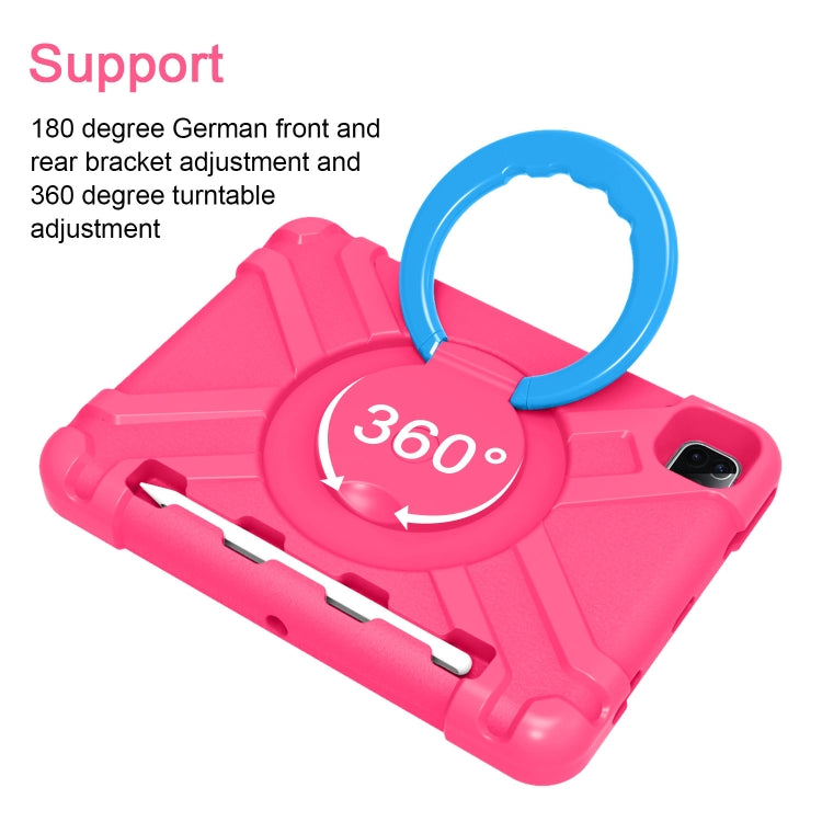 PC + Silicone Shockproof Combination Case with 360 Degree Rotating Holder & Handle
