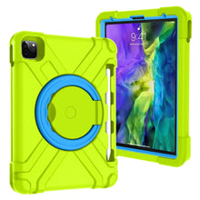 Load image into Gallery viewer, PC + Silicone Shockproof Combination Case with 360 Degree Rotating Holder &amp; Handle