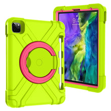 Load image into Gallery viewer, PC + Silicone Shockproof Combination Case with 360 Degree Rotating Holder &amp; Handle