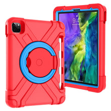 Load image into Gallery viewer, PC + Silicone Shockproof Combination Case with 360 Degree Rotating Holder &amp; Handle