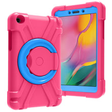 Load image into Gallery viewer, PC + Silicone Shockproof Combination Case with 360 Degree Rotating Holder &amp; Handle