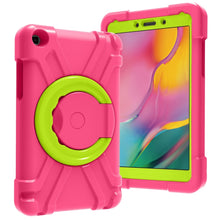 Load image into Gallery viewer, PC + Silicone Shockproof Combination Case with 360 Degree Rotating Holder &amp; Handle