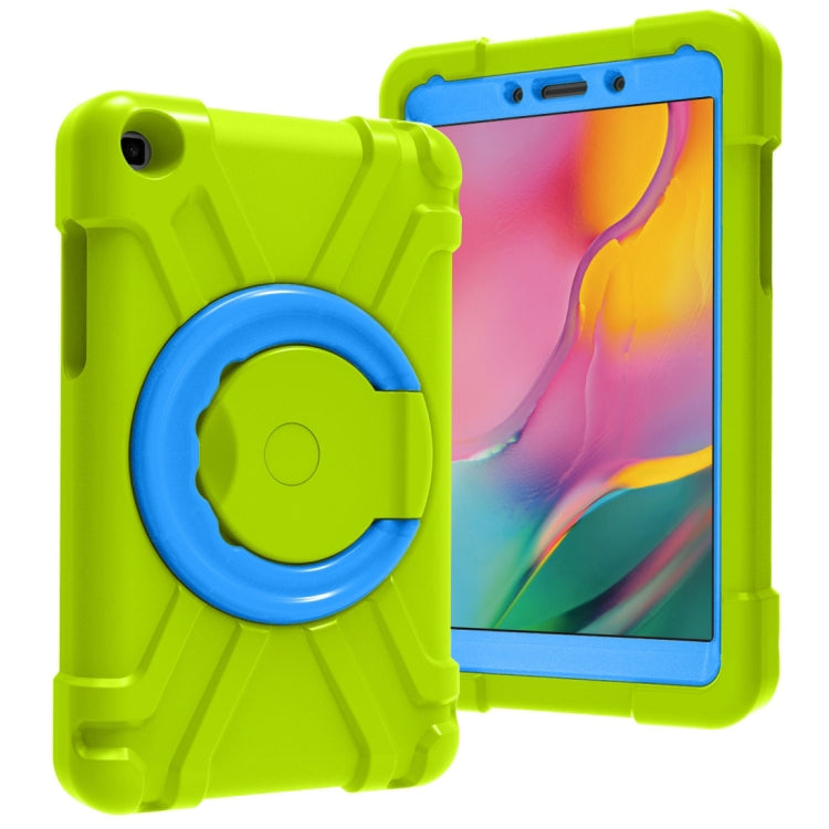 PC + Silicone Shockproof Combination Case with 360 Degree Rotating Holder & Handle