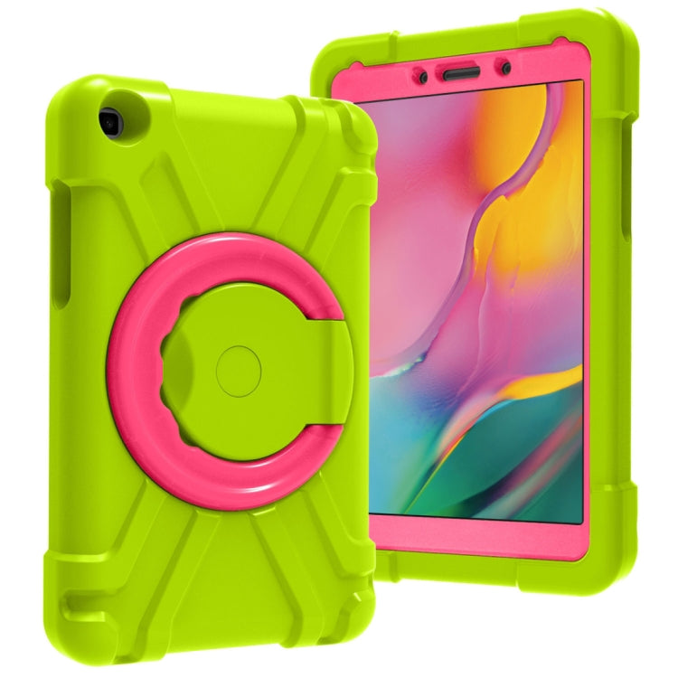 PC + Silicone Shockproof Combination Case with 360 Degree Rotating Holder & Handle