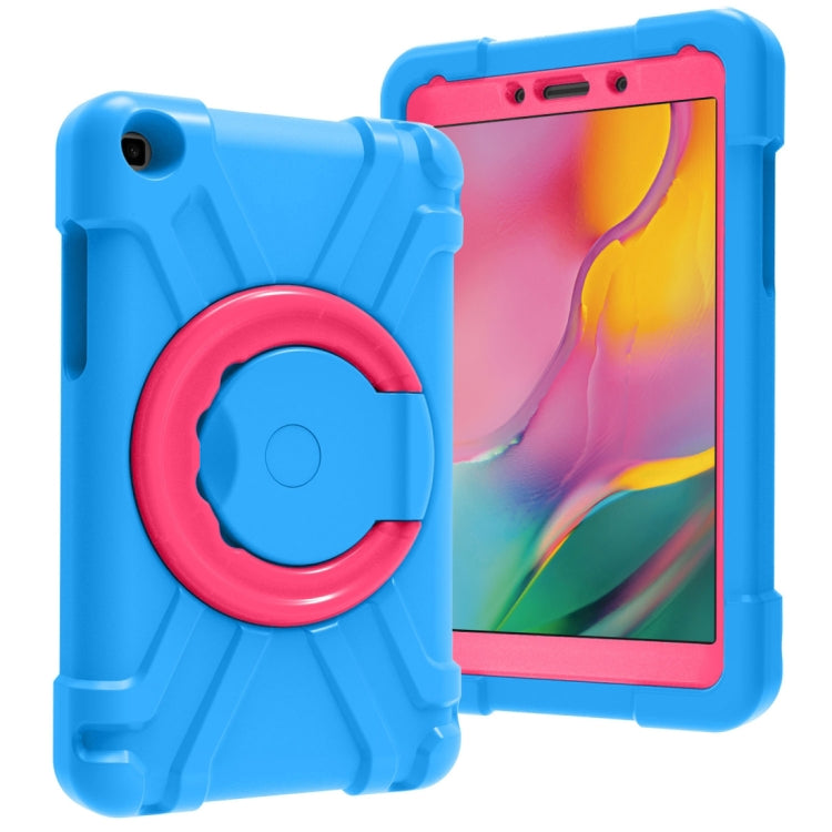 PC + Silicone Shockproof Combination Case with 360 Degree Rotating Holder & Handle