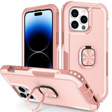 Load image into Gallery viewer, 3 in 1 Ring Holder Phone Case, For iPhone 14, For iPhone 14 Plus, For iPhone 14 Pro, For iPhone 14 Pro Max