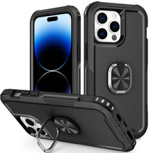 Load image into Gallery viewer, 3 in 1 Ring Holder Phone Case, For iPhone 14, For iPhone 14 Plus, For iPhone 14 Pro, For iPhone 14 Pro Max
