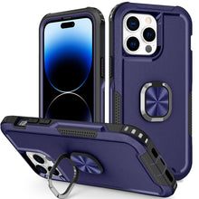 Load image into Gallery viewer, 3 in 1 Ring Holder Phone Case, For iPhone 14, For iPhone 14 Plus, For iPhone 14 Pro, For iPhone 14 Pro Max