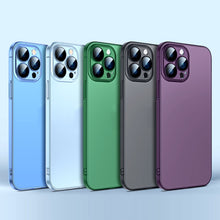Load image into Gallery viewer, Camera Protector Translucent Frosted PC Phone Case, For iPhone 14 Pro, For iPhone 12 Pro Max