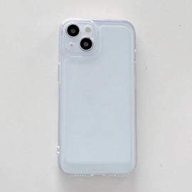 Space Fine Hole Transparent TPU Shockproof Protective Case, For iPhone 14