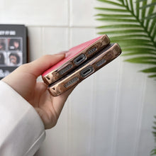 Load image into Gallery viewer, Genuine Leather Pinshang Series Nano Electroplating Phone Case, For iPhone 14, For iPhone 14 Plus, For iPhone 14 Pro, For iPhone 14 Pro Max, For iPhone 13, For iPhone 13 Pro, For iPhone 13 Pro Max