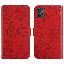 HT03 Skin Feel Butterfly Embossed Flip Leather Phone Case, For Motorola Moto G32, For Nothing Phone 1, For OPPO A57 4G/A77 4G/Realme Narzo 50 5G/Realme V23, For Xiaomi Poco C40, For Realme GT Neo2, For Honor 70, For Realme GT Neo 3