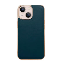 Load image into Gallery viewer, Genuine Leather Xiaoya Series Nano Electroplating Phone Case, For iPhone 14, For iPhone 14 Plus, For iPhone 14 Pro, For iPhone 14 Pro Max, For iPhone 13, For iPhone 13 Pro, For iPhone 13 Pro Max