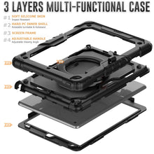 Load image into Gallery viewer, Bracelet Holder Silicone + PC Tablet Case, For iPad 10.2 2021 / 2020 / 2019, For iPad mini 2024 / mini 6, For iPad Pro 11