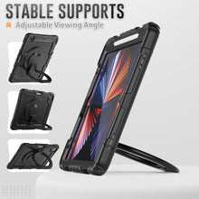 Load image into Gallery viewer, Bracelet Holder Silicone + PC Tablet Case, For iPad Pro 12.9 2021