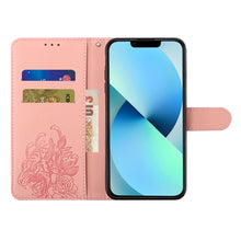 Load image into Gallery viewer, Tiger Flower Embossing Leather Phone Case, For iPhone 14, For iPhone 14 Plus, For iPhone 14 Pro, For iPhone 14 Pro Max