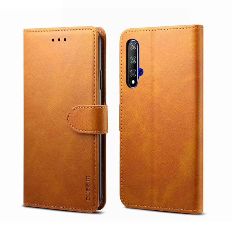 GUSSIM Business Style Horizontal Flip Leather Case with Holder & Card Slots & Wallet