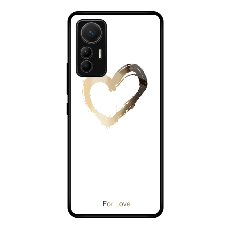 Colorful Painted Glass Phone Case, For Xiaomi 12 Lite