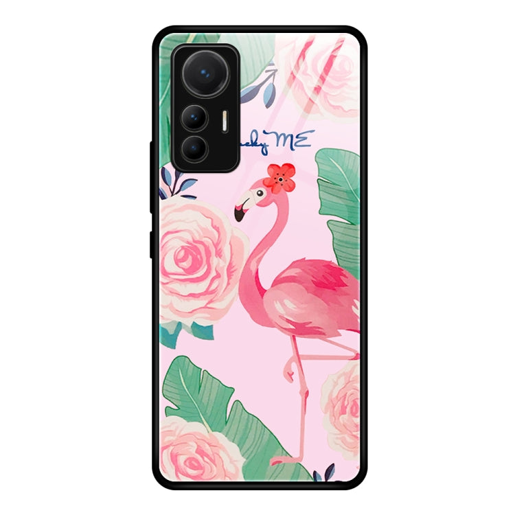 Colorful Painted Glass Phone Case, For Xiaomi 12 Lite
