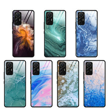 Load image into Gallery viewer, Marble Pattern Glass Protective Case, For Xiaomi 12 Lite