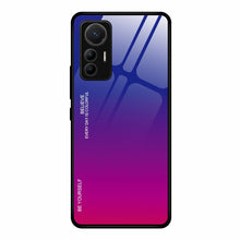 Load image into Gallery viewer, Gradient Color Glass Case, For Xiaomi 12 Lite