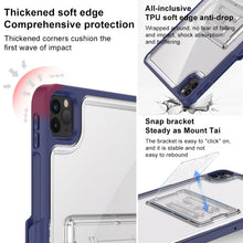 Load image into Gallery viewer, Mutural Transparent Holder Tablet Case, For iPad Air 2022/ 2020 10.9, For iPad Pro 11 / 2021 / 2020 / 2018, For iPad 10.2 2021 / 2020 / 2019 / 10.5