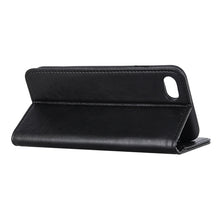 Load image into Gallery viewer, Magnetic Suction Crazy Horse Pattern PU Left and Right Open with Bracket and Card Slot and Wallet, For iPhone SE 2022 / SE 2020