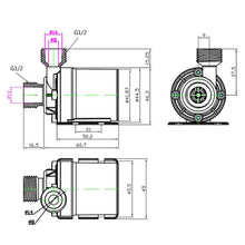 Load image into Gallery viewer, Brushless Motor Submersible Pump, DC12V 3M Lift, DC12V 5.5M Lift, DC24V 3M Lift, DC24V 5.5M Lift