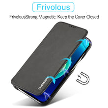 Load image into Gallery viewer, LC.IMEEKE Hon Ancient Series Flip Leather Phone Case, For iPhone 14, For iPhone 14 Plus, For iPhone 14 Pro, For iPhone 14 Pro Max