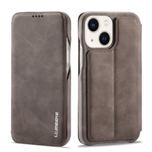 Load image into Gallery viewer, LC.IMEEKE Hon Ancient Series Flip Leather Phone Case, For iPhone 14, For iPhone 14 Plus, For iPhone 14 Pro, For iPhone 14 Pro Max