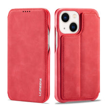 Load image into Gallery viewer, LC.IMEEKE Hon Ancient Series Flip Leather Phone Case, For iPhone 14, For iPhone 14 Plus, For iPhone 14 Pro, For iPhone 14 Pro Max