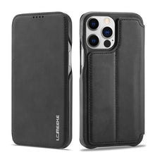 Load image into Gallery viewer, LC.IMEEKE Hon Ancient Series Flip Leather Phone Case, For iPhone 14, For iPhone 14 Plus, For iPhone 14 Pro, For iPhone 14 Pro Max