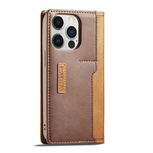Load image into Gallery viewer, LC.IMEEKE LC-001 Color Matching Frosted Leather Phone Case, For iPhone 14 Pro Max