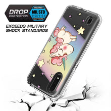 Load image into Gallery viewer, 2 In 1 PC + TPU Card Pattern Transparent Protective Case, For Galaxy A01, For Galaxy A21, For Galaxy S20, For Galaxy S20+