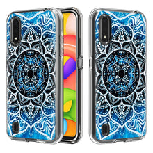 Load image into Gallery viewer, 2 In 1 PC + TPU Card Pattern Transparent Protective Case, For Galaxy A01, For Galaxy A21, For Galaxy S20, For Galaxy S20+