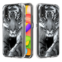 Load image into Gallery viewer, 2 In 1 PC + TPU Card Pattern Transparent Protective Case, For Galaxy A01, For Galaxy A21, For Galaxy S20, For Galaxy S20+