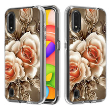 Load image into Gallery viewer, 2 In 1 PC + TPU Card Pattern Transparent Protective Case, For Galaxy A01, For Galaxy A21, For Galaxy S20, For Galaxy S20+