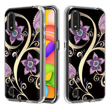Load image into Gallery viewer, 2 In 1 PC + TPU Card Pattern Transparent Protective Case, For Galaxy A01, For Galaxy A21, For Galaxy S20, For Galaxy S20+