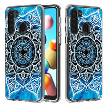 Load image into Gallery viewer, 2 In 1 PC + TPU Card Pattern Transparent Protective Case, For Galaxy A01, For Galaxy A21, For Galaxy S20, For Galaxy S20+